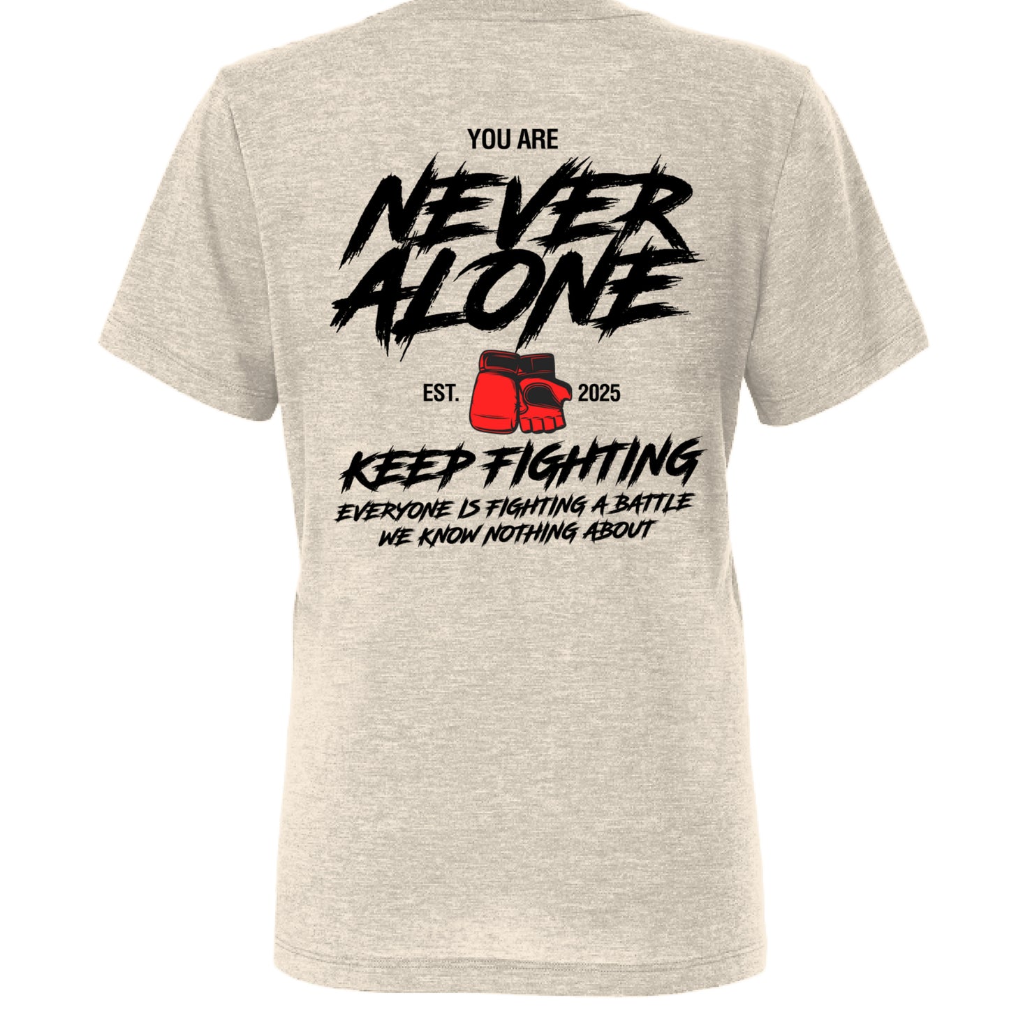 Solid Natural Triblend - BACK