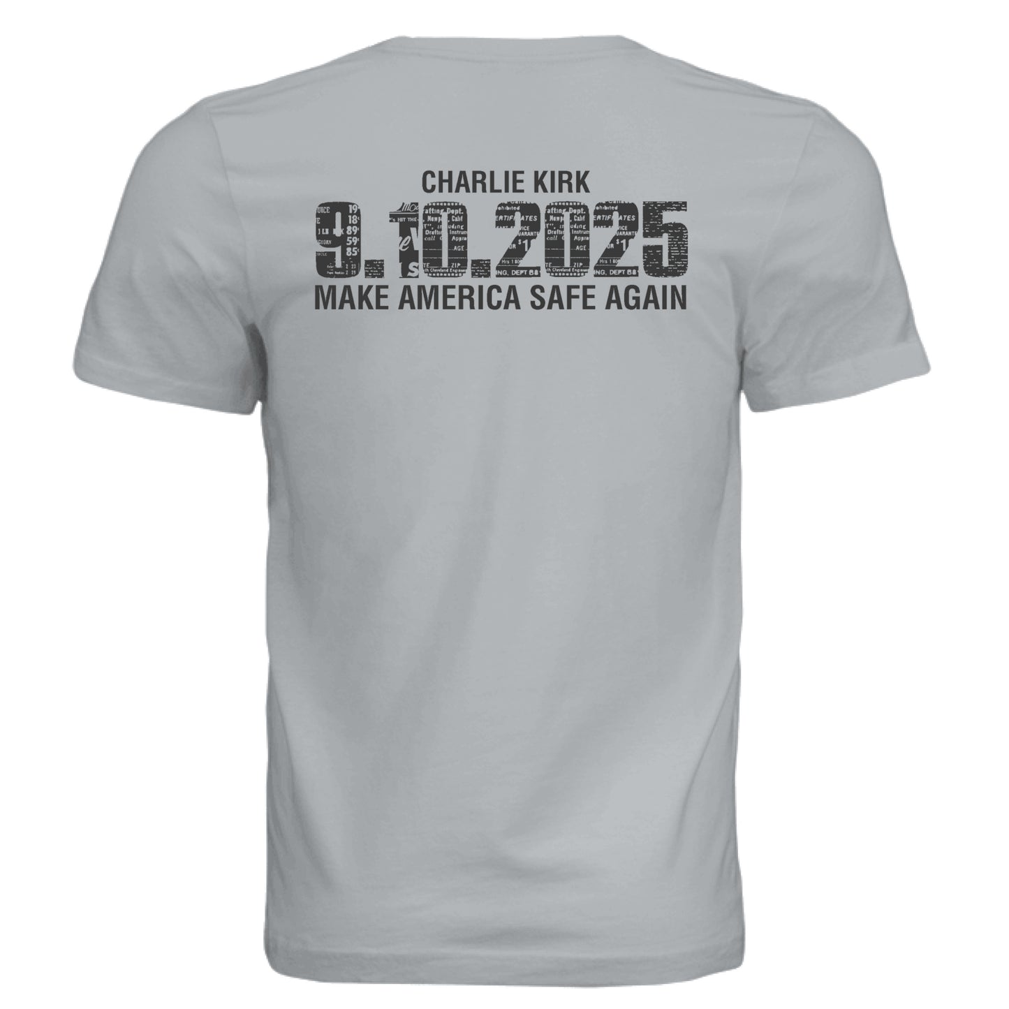 Solid Silver Triblend - BACK