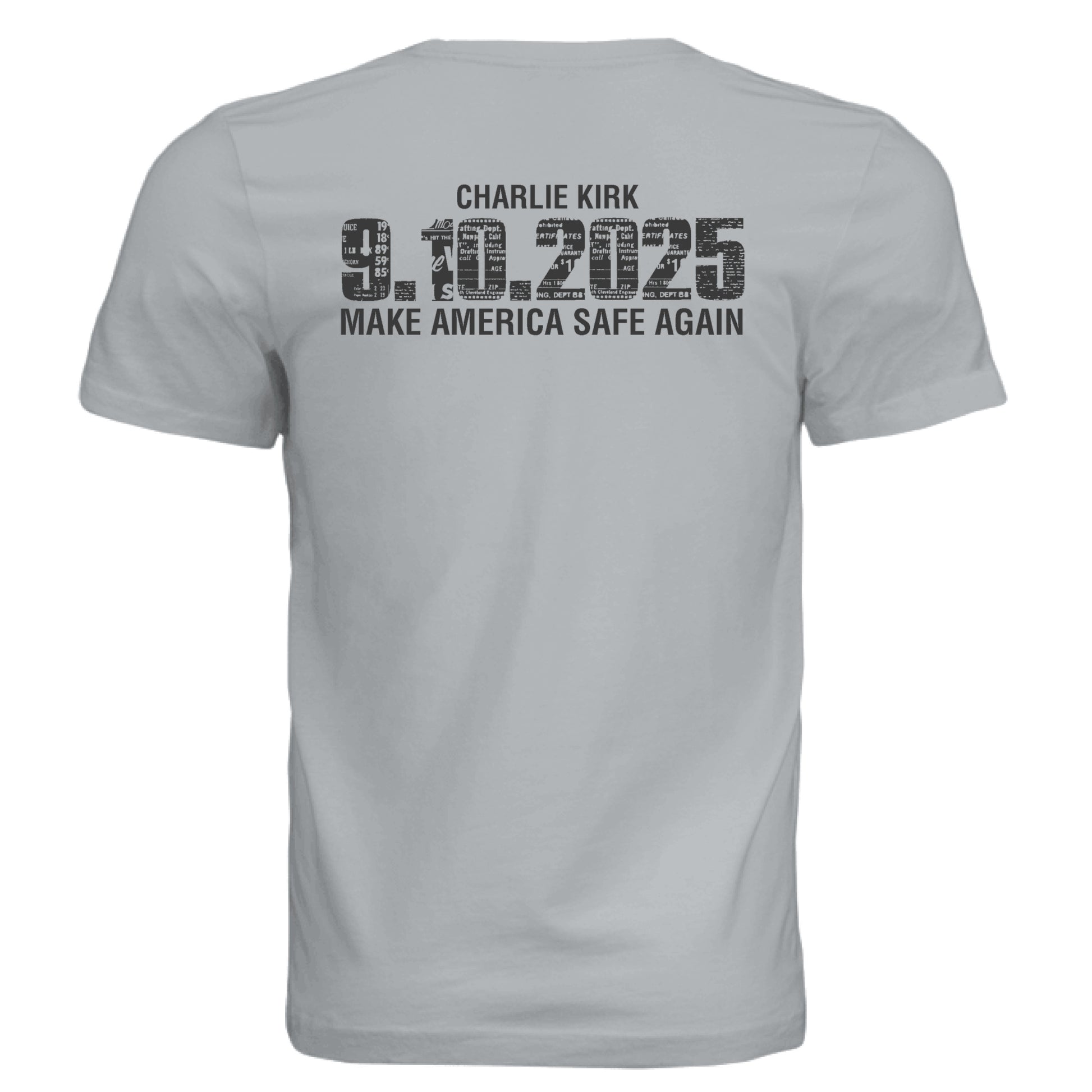 Solid Silver Triblend - BACK