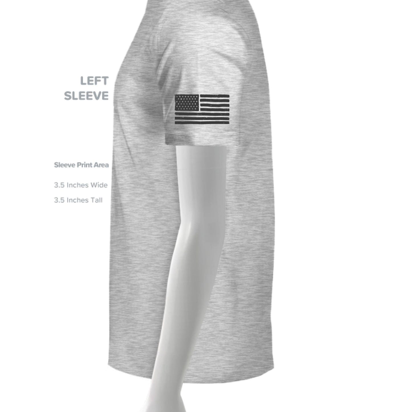 WHITE FLECK TRIBLD - SLEEVE_LEFT